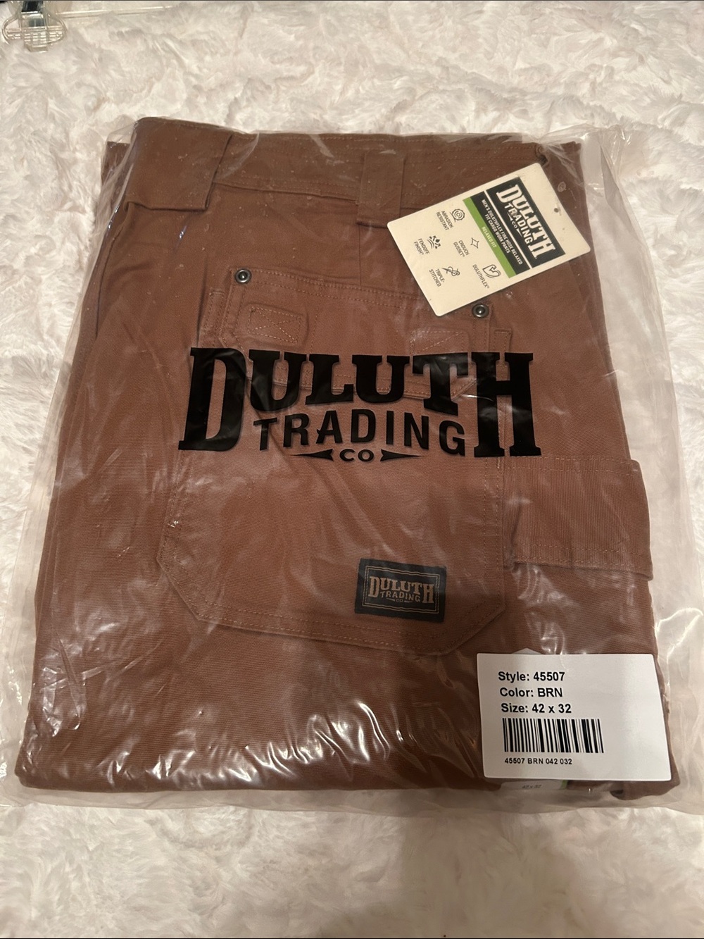 Duluth Trading Co Brown Cargo Pants